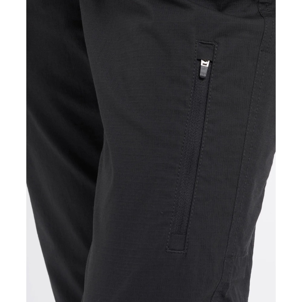Vuori Womens Ripstop Slim Pant in Charcoal Midrise Drawstring Organic Cotton - Picture 3 of 13